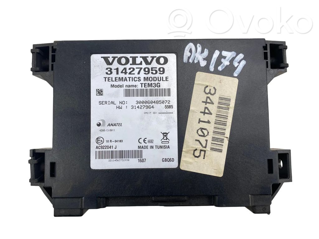 Volvo V70 Unité de commande, module téléphone 