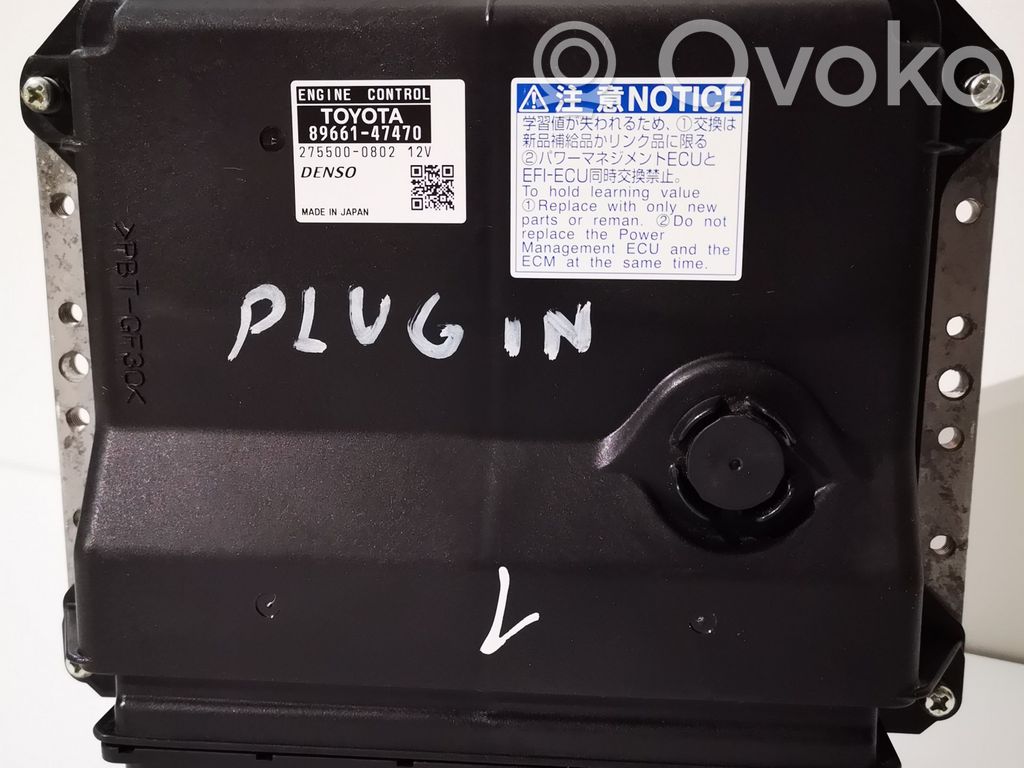 Toyota Prius (XW30) Sterownik / Moduł ECU 