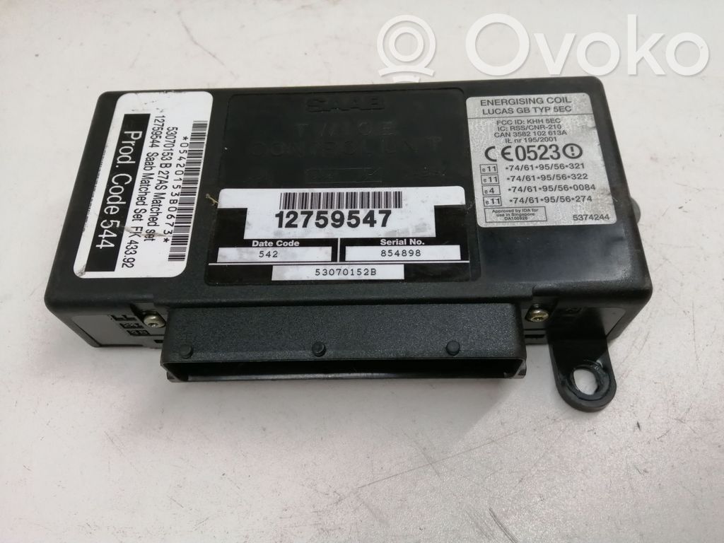 Saab 9-5 Komforto modulis 