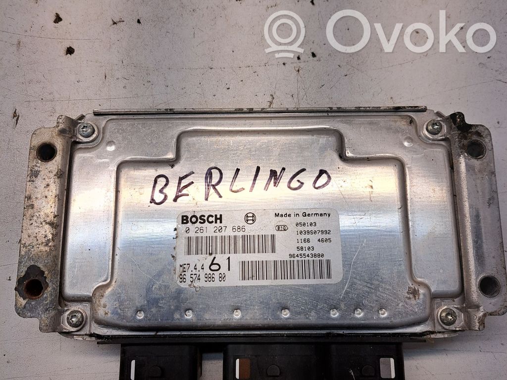 Citroen Berlingo Engine control unit/module 