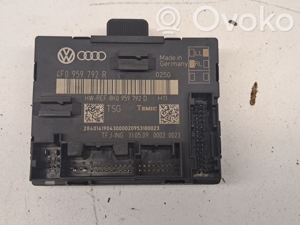 Unité de commande module de porte   4F0959792R