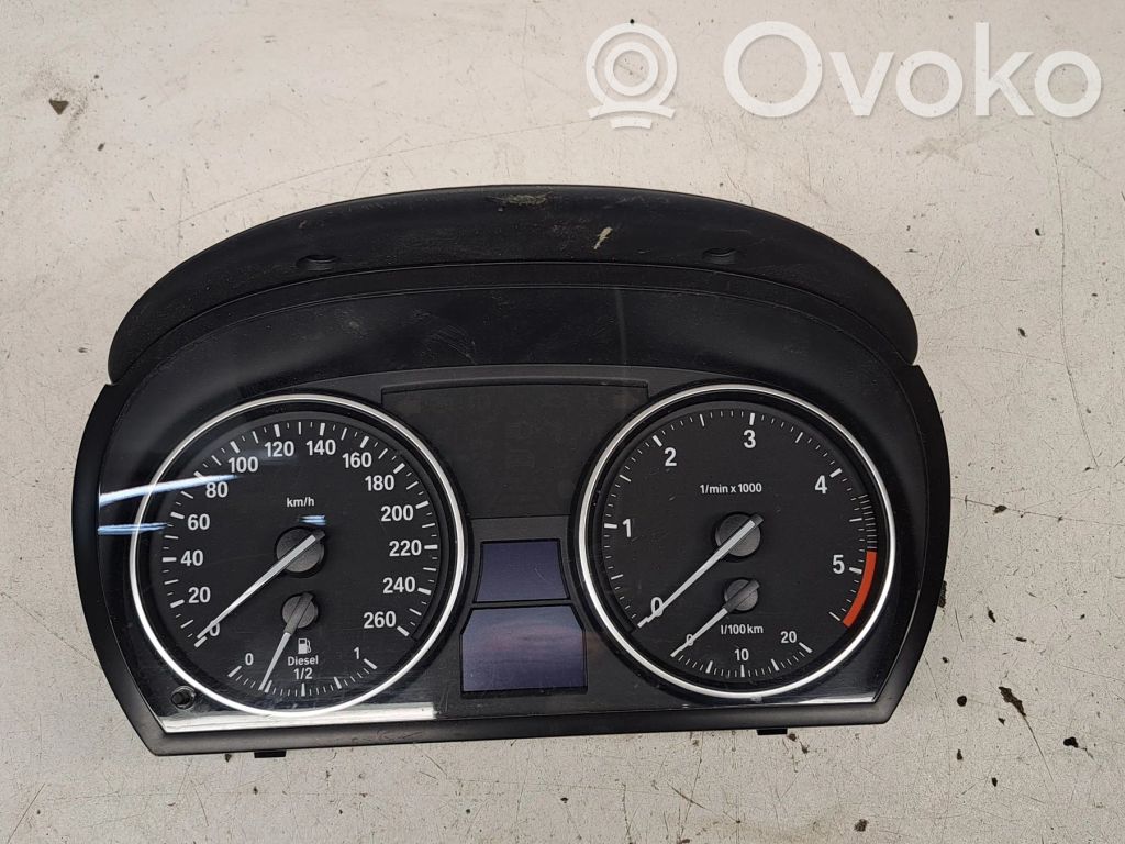 BMW 3 E92 E93 Spidometrs (instrumentu panelī) 