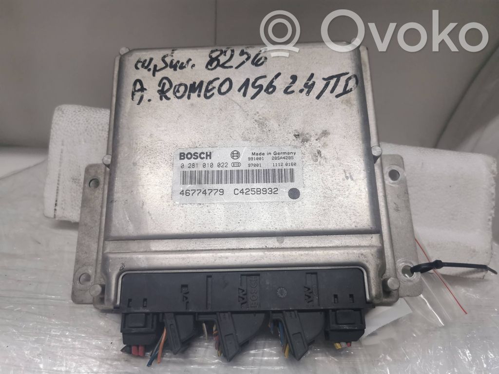 Engine control unit/module   46774779,0281010021,C425B932,0281010022
