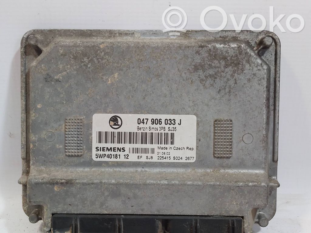 Engine control unit/module   047906033J,5WP40181,3PBSJ35