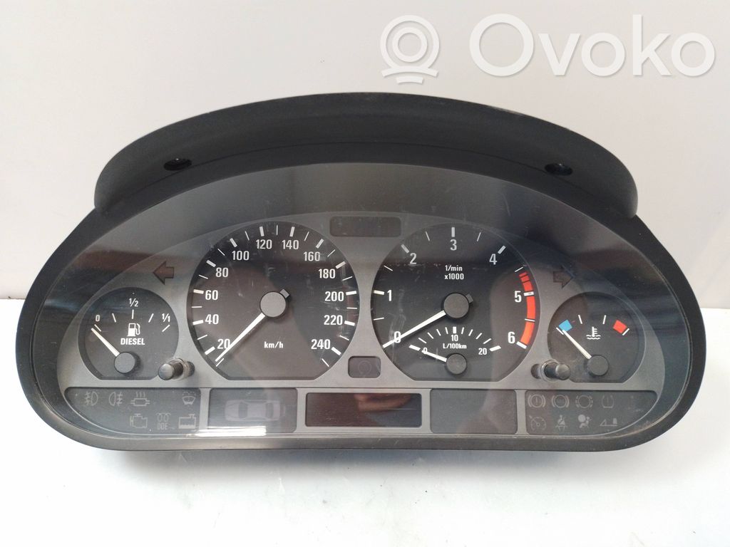 BMW 3 E46 Spidometras (prietaisų skydelis) 