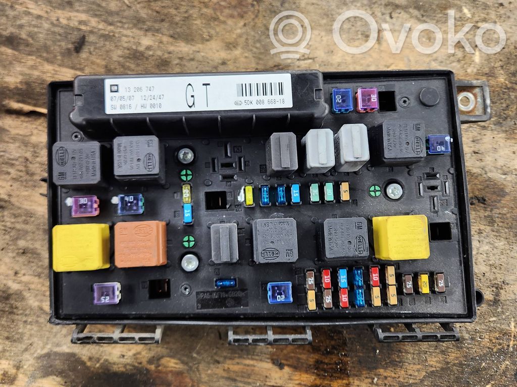 Módulo de fusible   13206747,5DK00866818