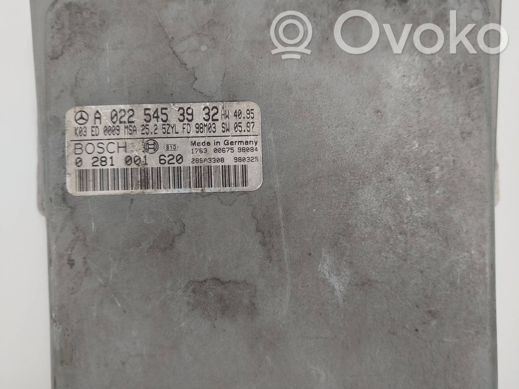Engine control unit/module   A0225453932,0281001620,28SA3308