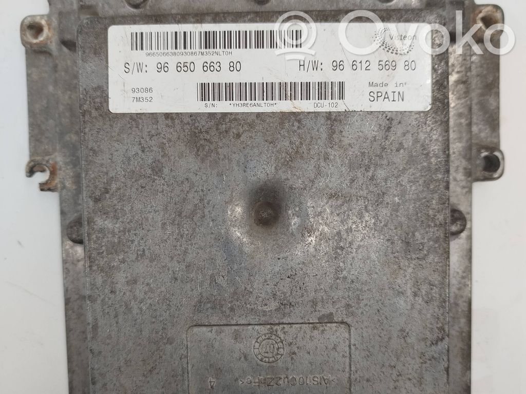 Peugeot Boxer Engine control unit/module 