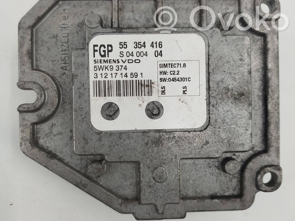 Engine control unit/module   55354416,5WK9374,3121714591,S0400404