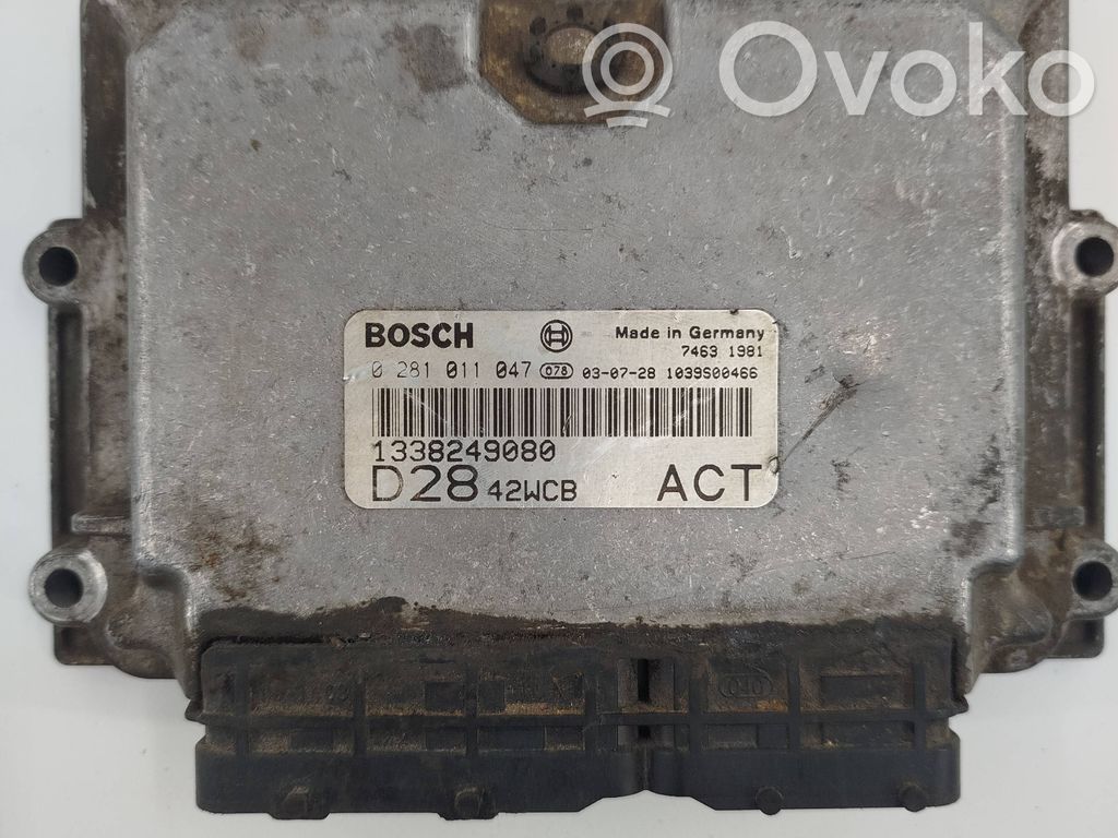 Engine control unit/module   0281011047,1039S00466,1338249080
