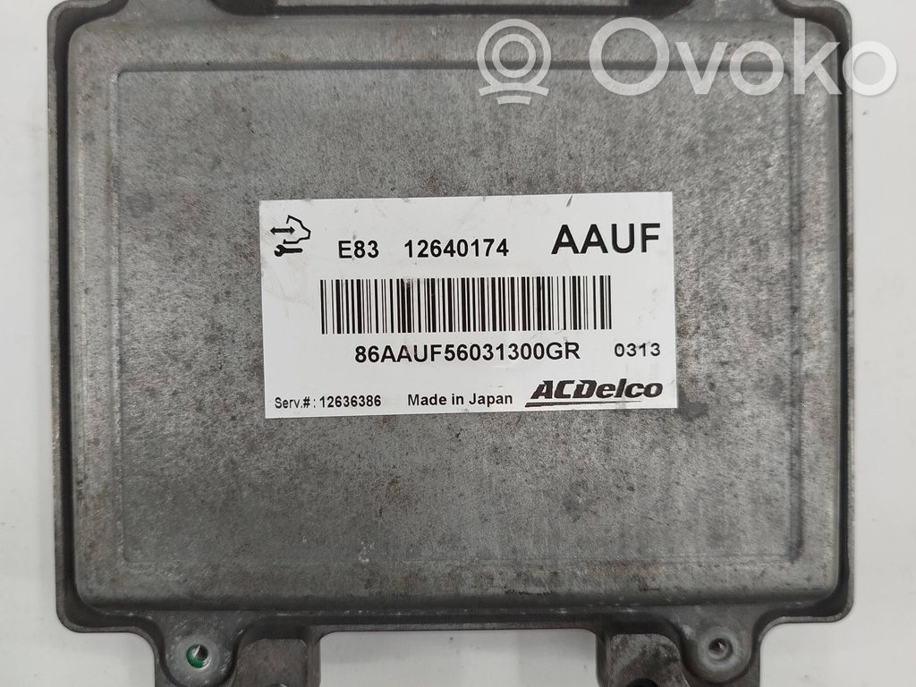 Opel Meriva B Engine control unit/module 