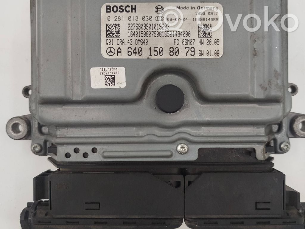 Engine control unit/module   0281013030,1039S14055,A6401508079