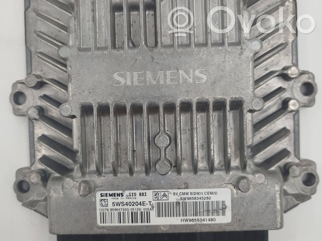 Peugeot 407 Engine control unit/module 