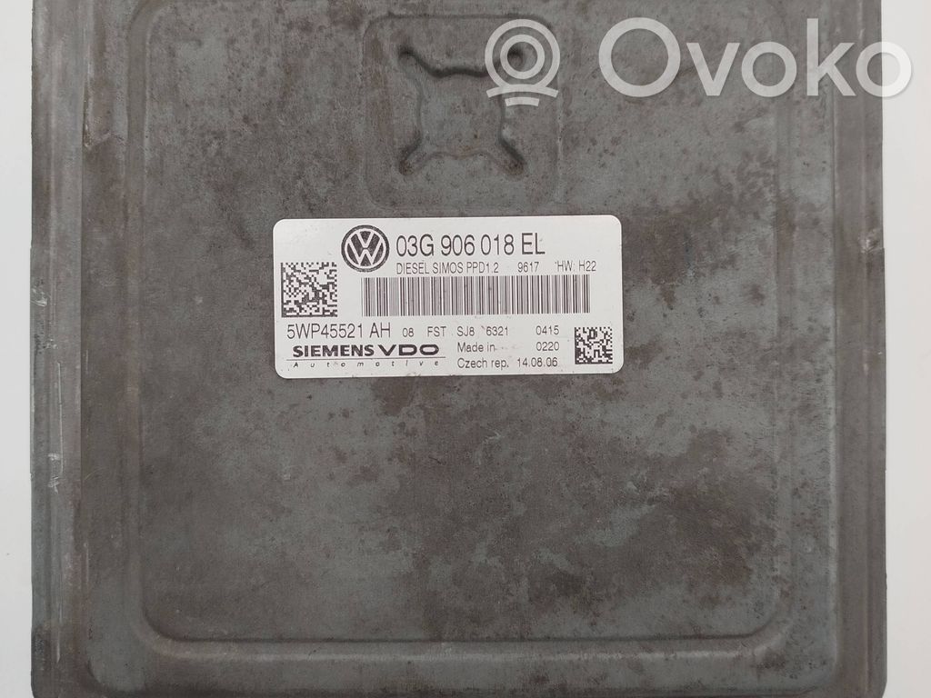Skoda Octavia Mk2 (1Z) Engine control unit/module 