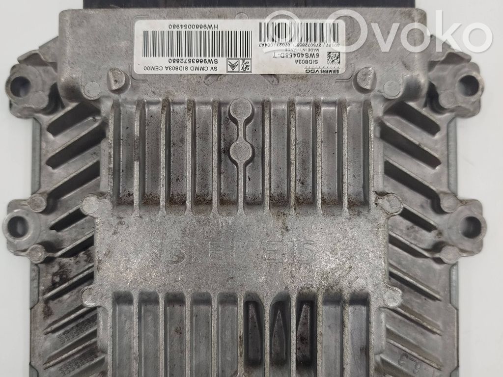 Engine control unit/module   5WS40458DT,9660054980,9663572880