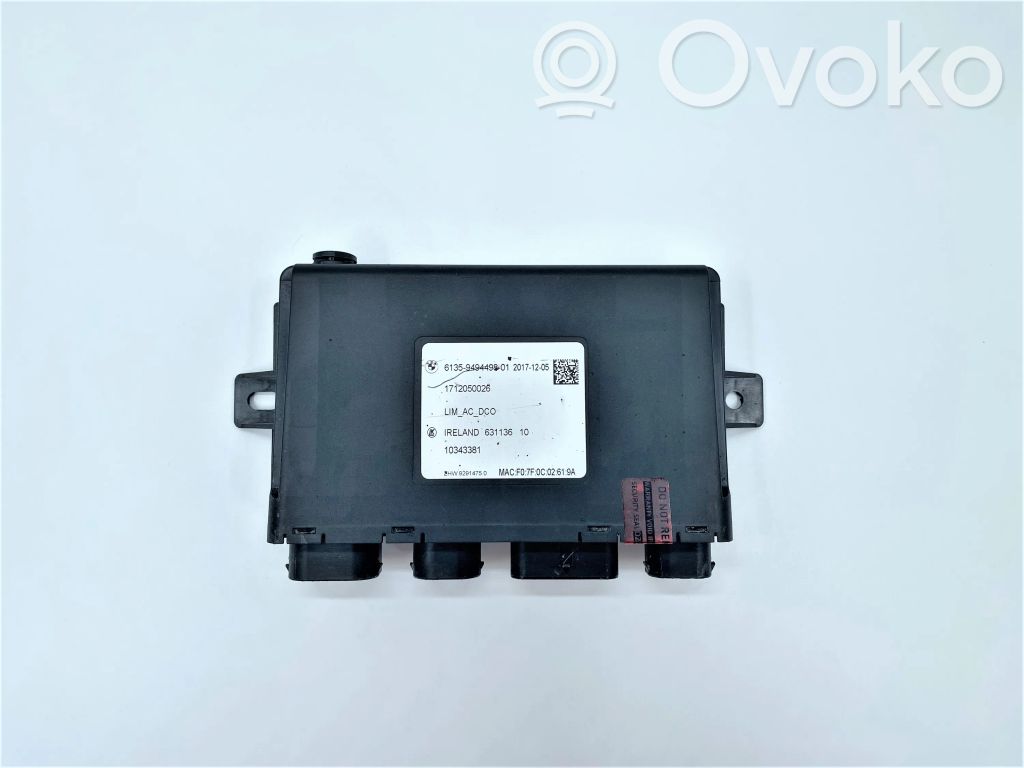 Battery control module   9494498,10343381,1712050026,61358488572,61359454319,61359470199,61359494498,8488572,9454319,9470199