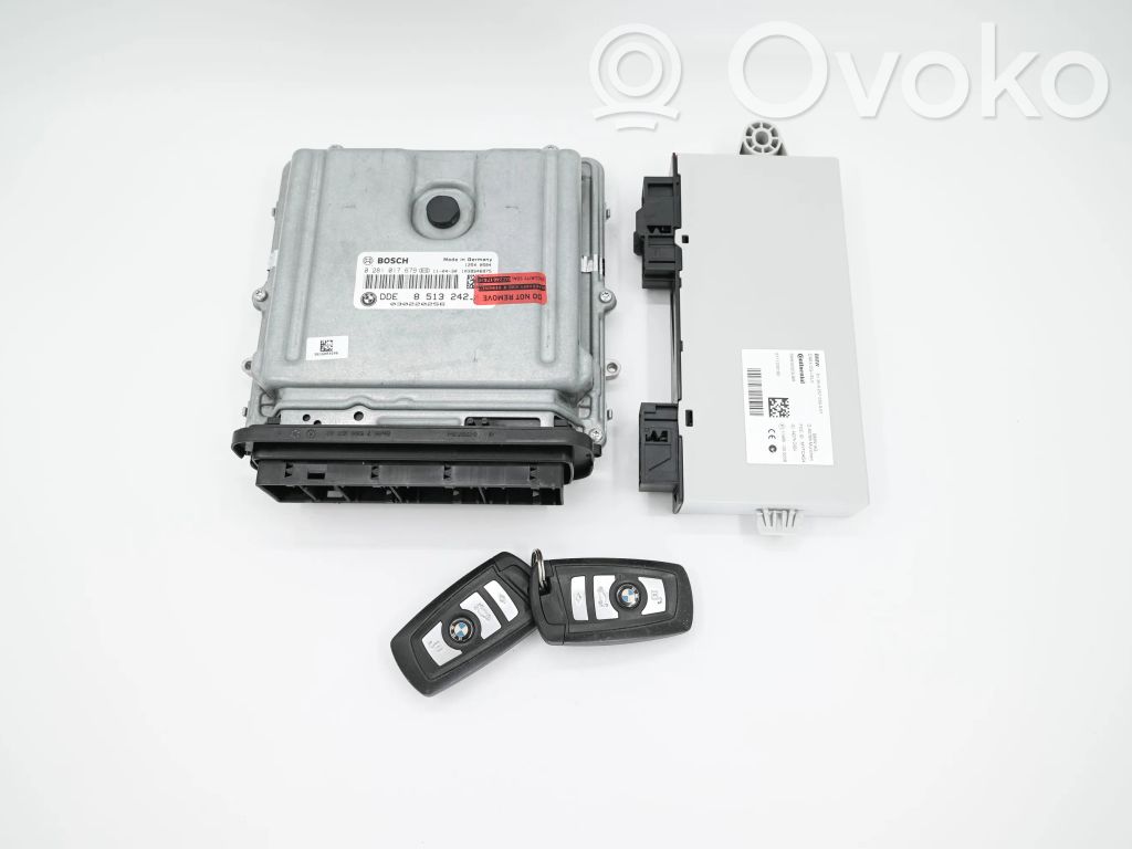 BMW 5 F10 F11 Komputer / Sterownik ECU i komplet kluczy 