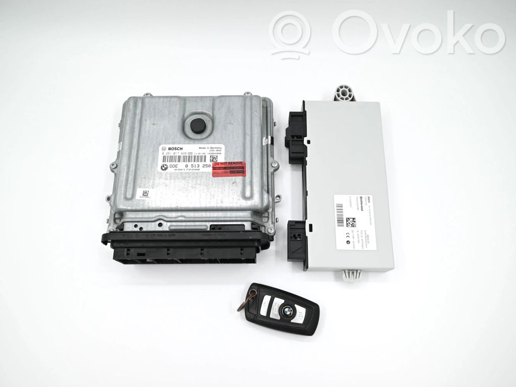 BMW 5 F10 F11 Komputer / Sterownik ECU i komplet kluczy 