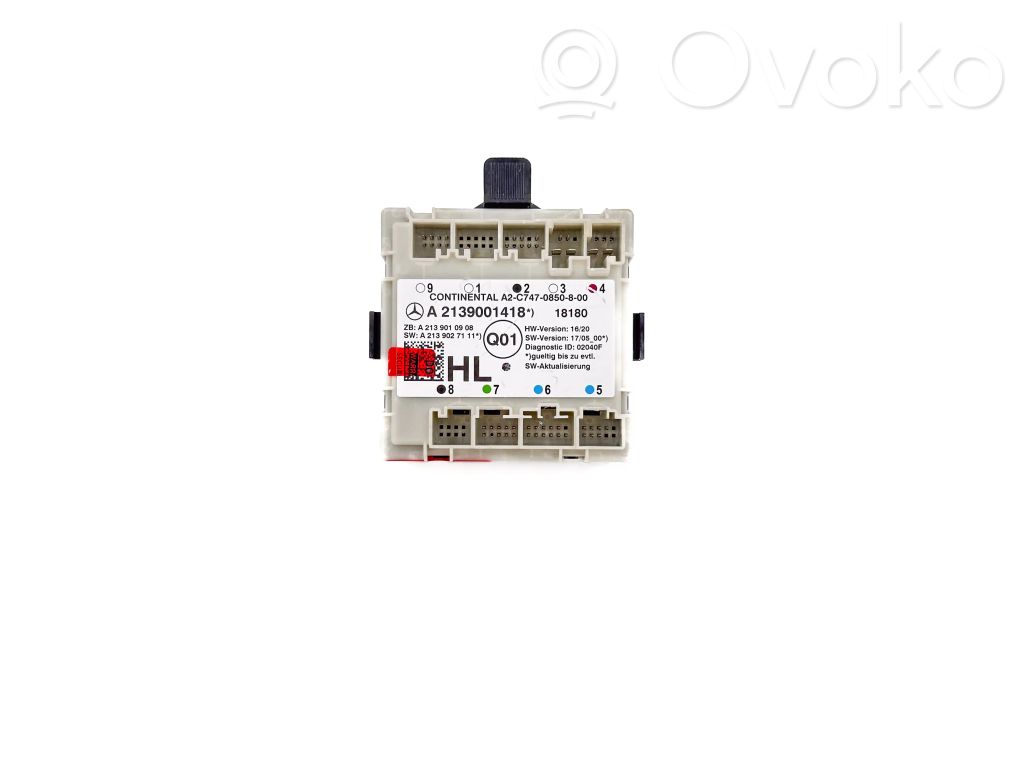 Mercedes-Benz E W213 Door control unit/module 