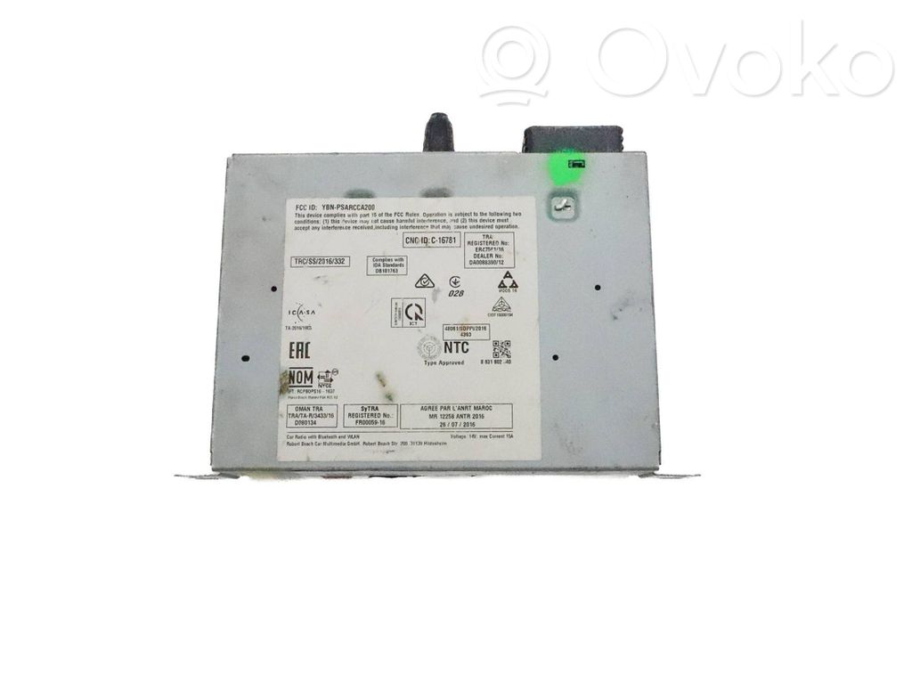Citroen C3 Aircross Unidad delantera de radio/CD/DVD/GPS 