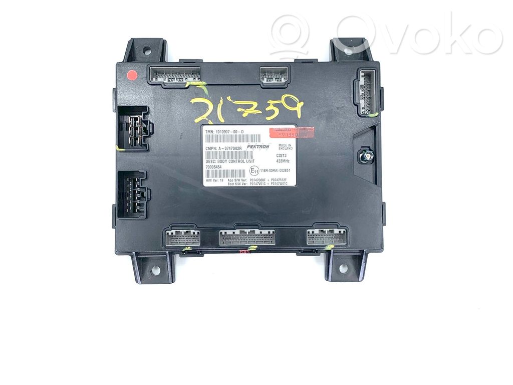 Comfort/convenience module   101090700D,70006454,A0747G02R,101090700D