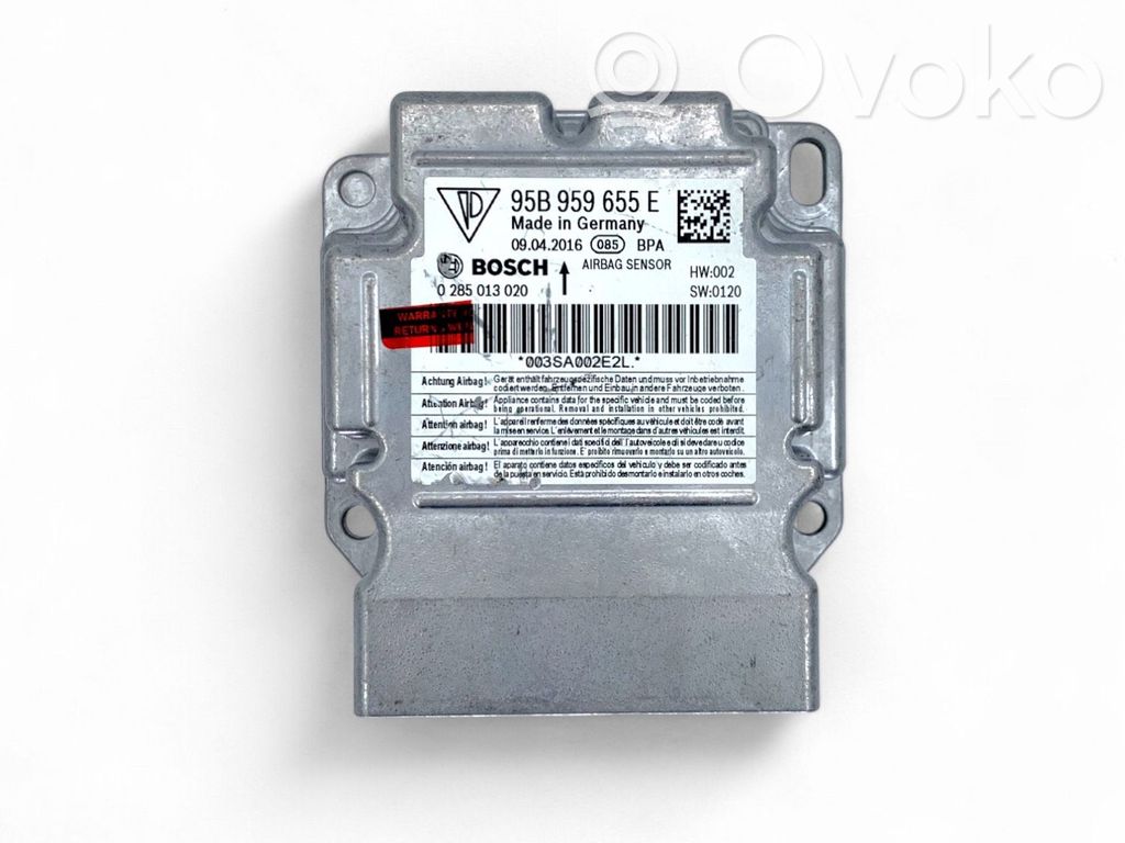 Porsche Macan (95B) Airbag control unit/module 
