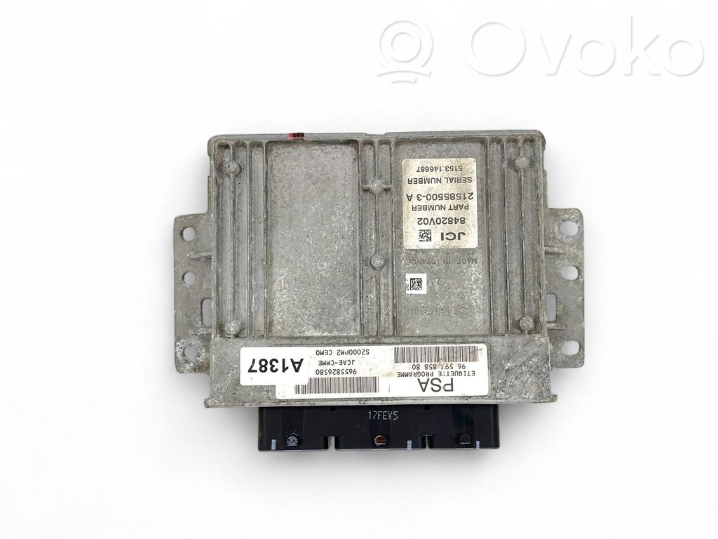 Engine control unit/module   9655826580,9659785880,84820V02,215855003A
