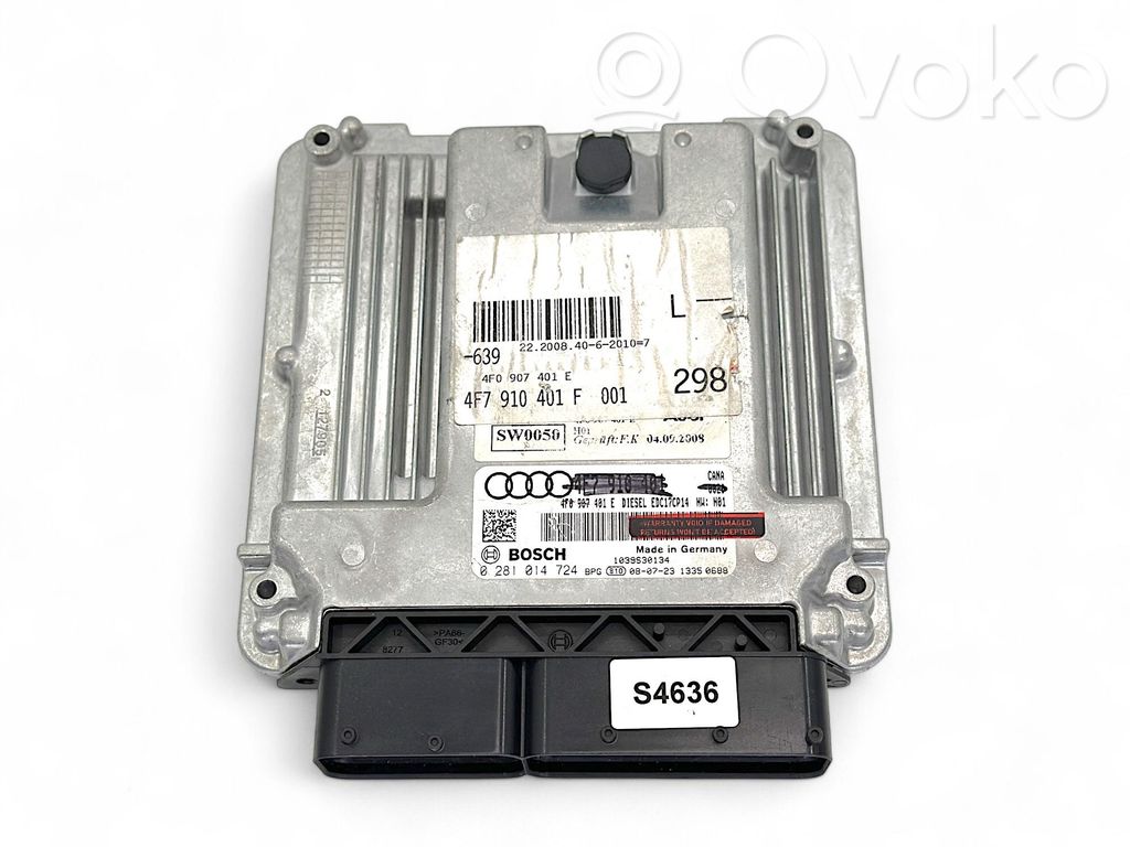 Audi A6 S6 C6 4F Engine control unit/module 