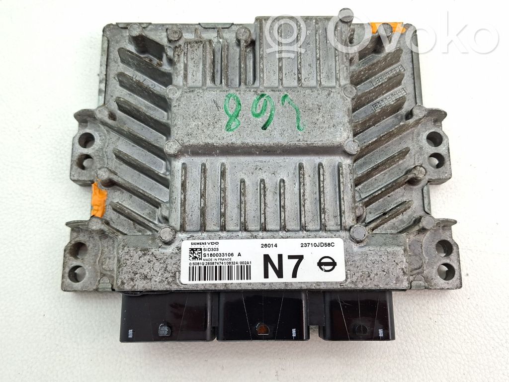 Nissan Qashqai+2 Engine control unit/module 
