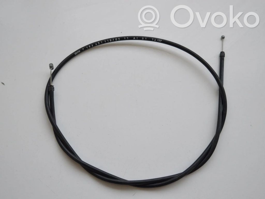 BMW 3 E92 E93 Système poignée, câble pour serrure de capot 