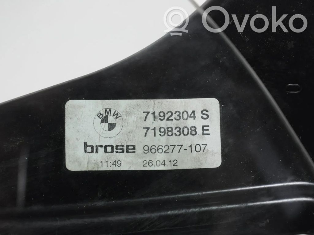 BMW Z4 E89 Rear window lifting mechanism without motor 