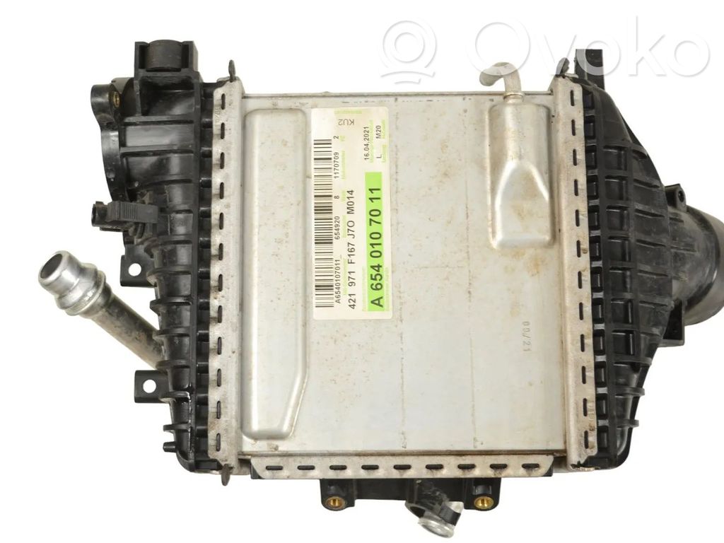 Chłodnica powietrza doładowującego / Intercooler   A6540904201,A6540107011