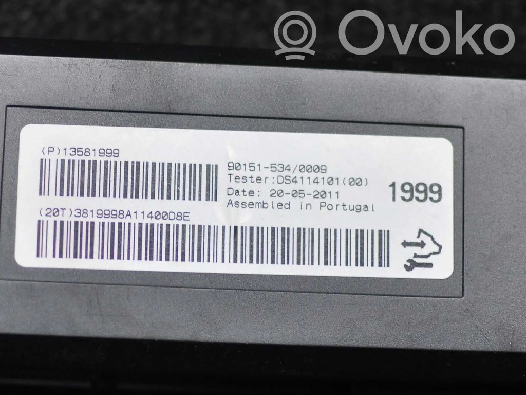 Opel Astra J Autres dispositifs 