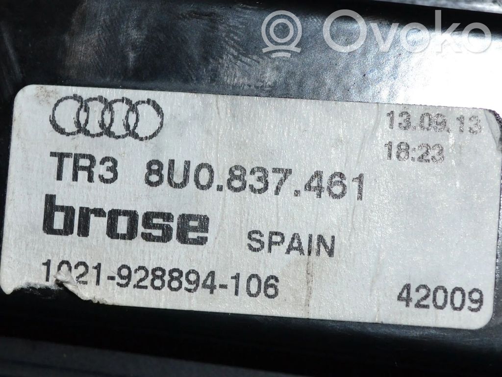 Audi Q3 8U Alzacristalli elettrico della portiera anteriore