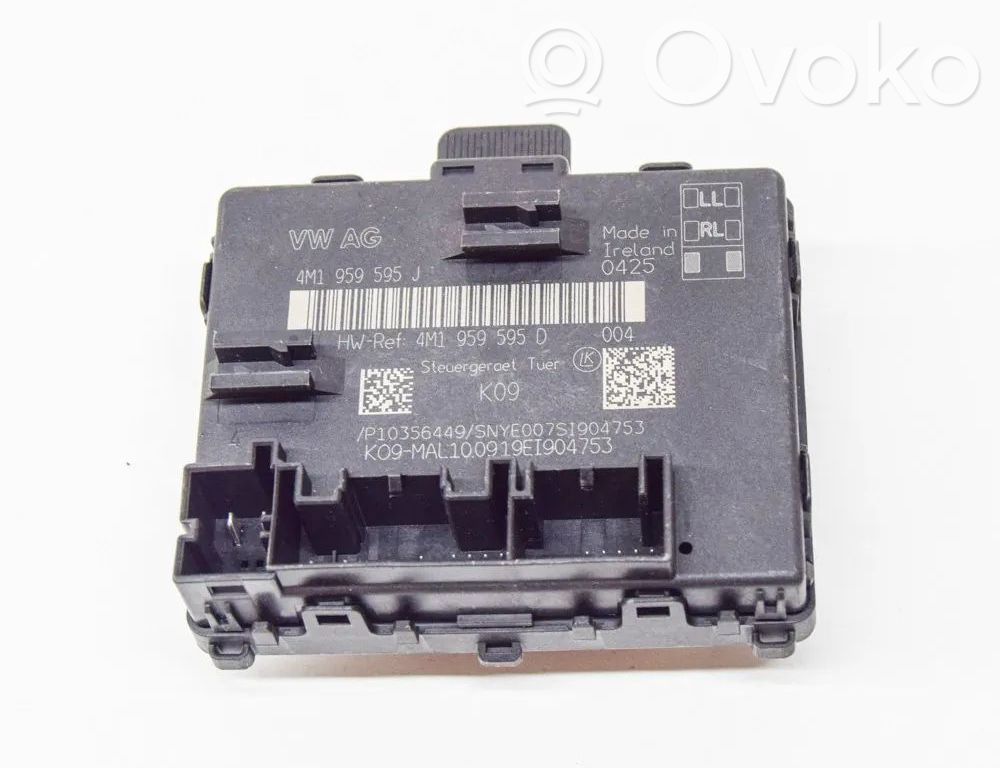 Audi A6 S6 C8 4K Door control unit/module 