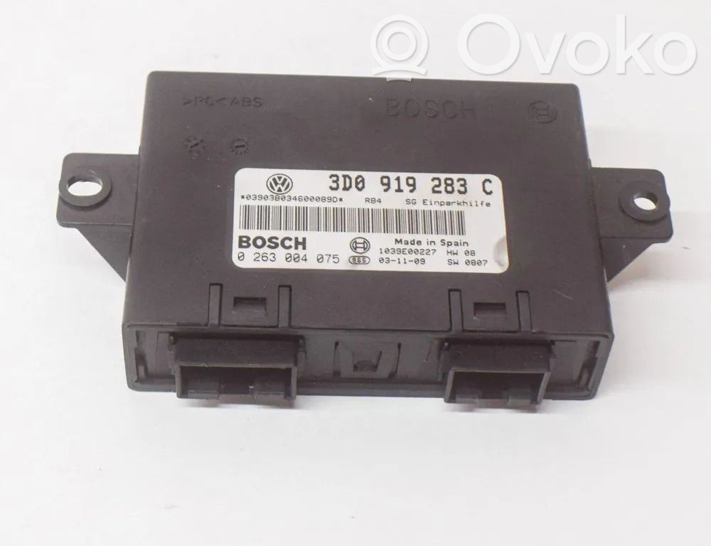 Parking PDC control unit/module   3D0919283C,0263004075,1039E00227