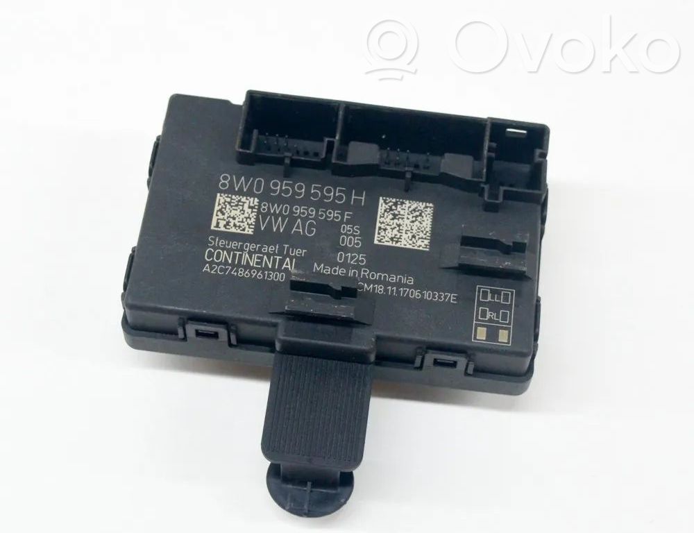 Audi A4 S4 B9 8W Unité de commande module de porte 