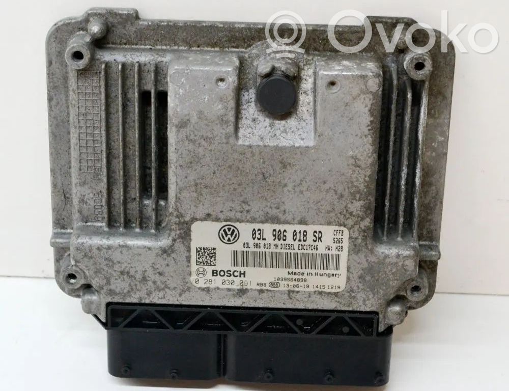 Skoda Superb B6 (3T) Engine control unit/module 