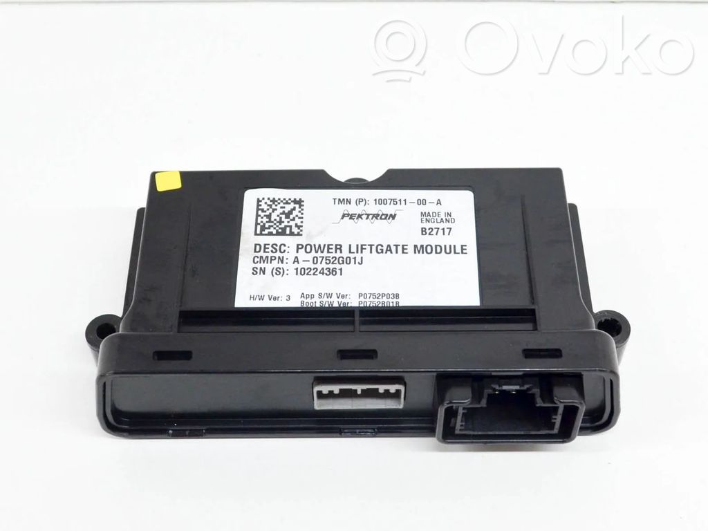 Tailgate/trunk control unit/module   10224361,A0752G01J,100751100A