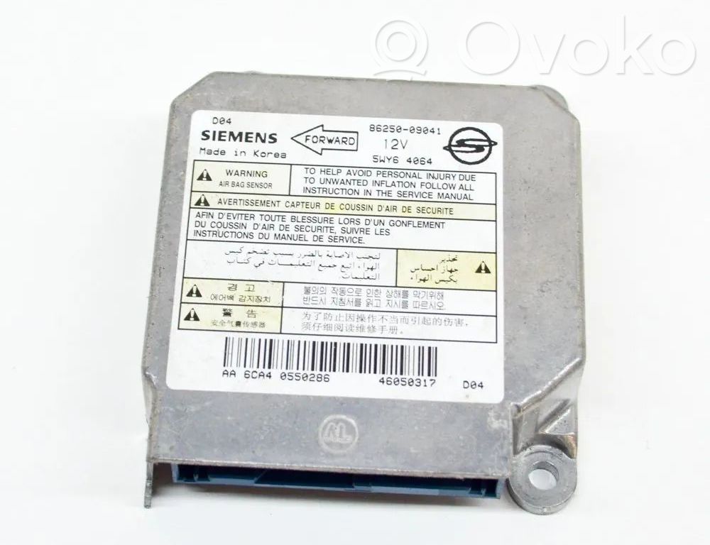 SsangYong Kyron Airbag control unit/module 