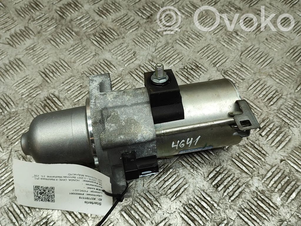 Honda Civic X Motor de arranque 