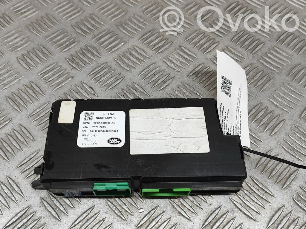 Land Rover Range Rover Velar Module de commande de siège
