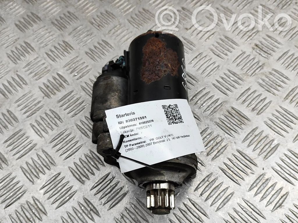Volkswagen Golf V Starteris 
