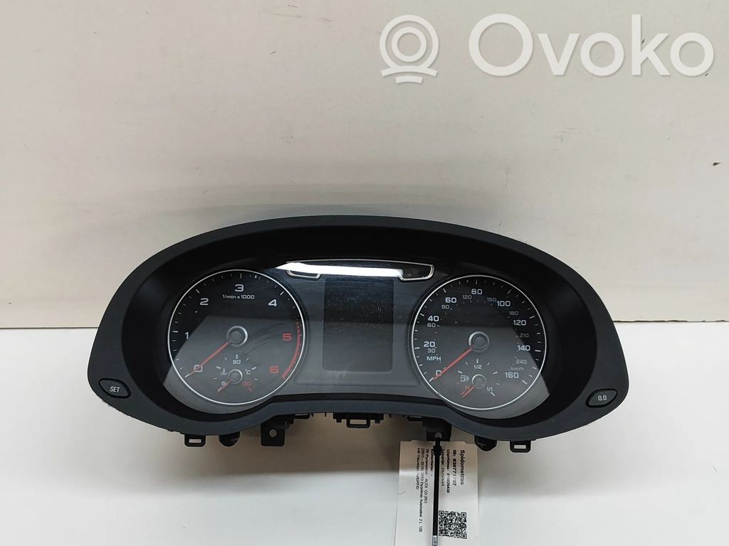 Audi Q3 8U Speedometer (instrument cluster) 