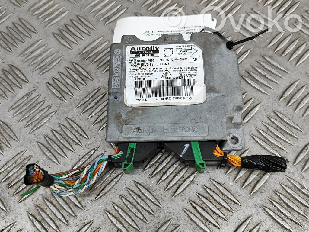 Peugeot 407 Unitate/modul de comandă airbaguri 
