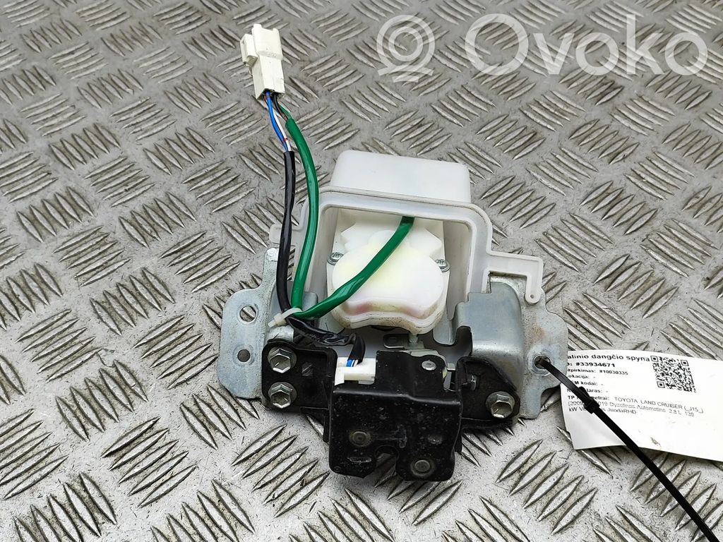 Toyota Land Cruiser (J200) Serrure de loquet coffre