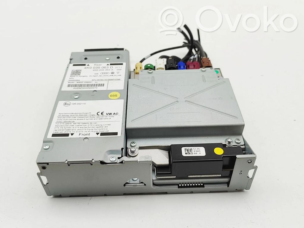 Unité / module navigation GPS   4K0035063A,4K0035063D