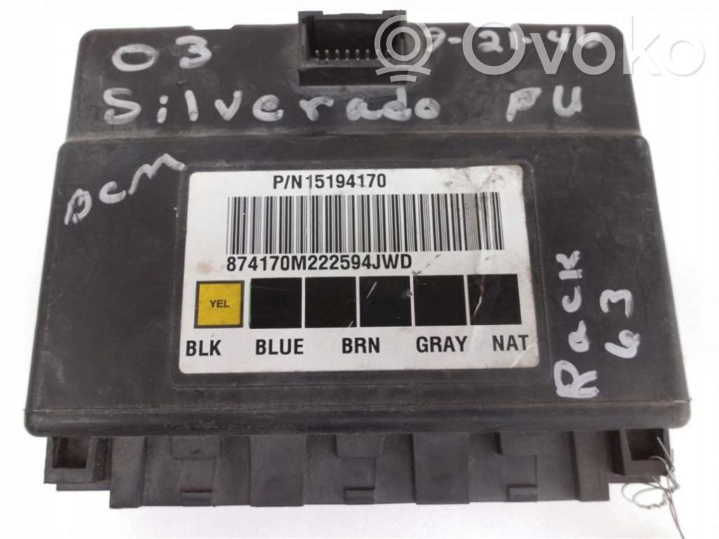Autres unités de commande / modules   15194170