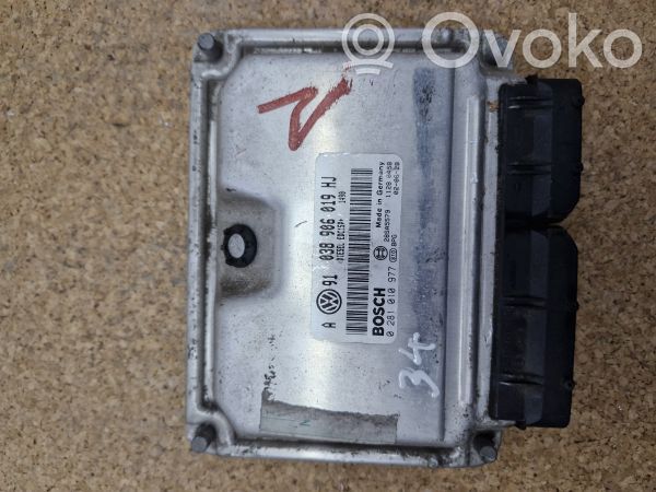 Engine control unit/module   038906019HJ,0281010977