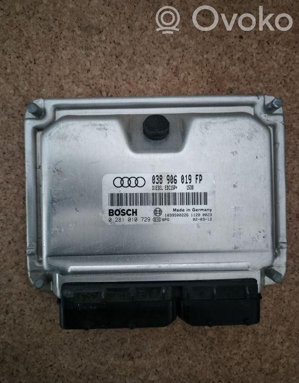 Engine control unit/module   038906019FP,0281010729